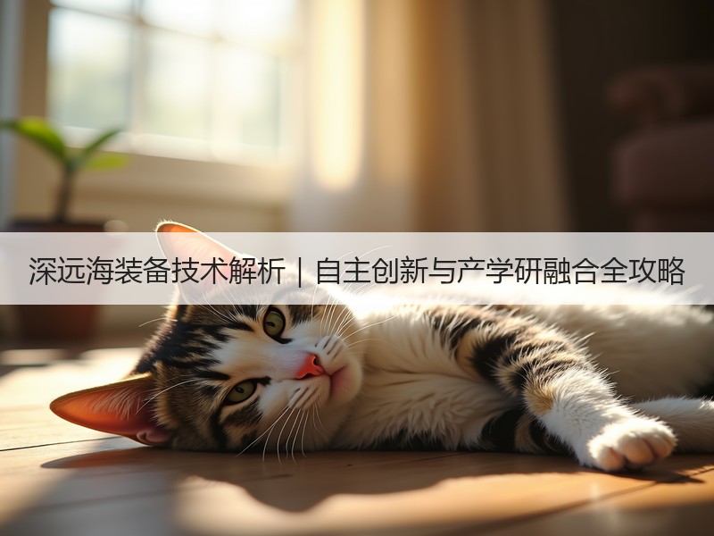 深远海装备技术解析｜自主创新与产学研融合全攻略