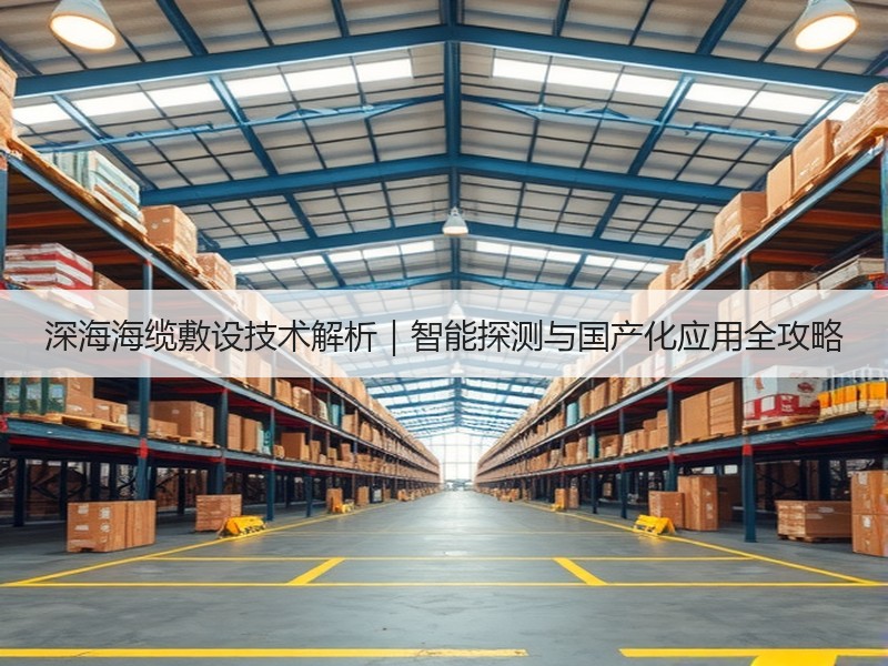深海海缆敷设技术解析｜智能探测与国产化应用全攻略