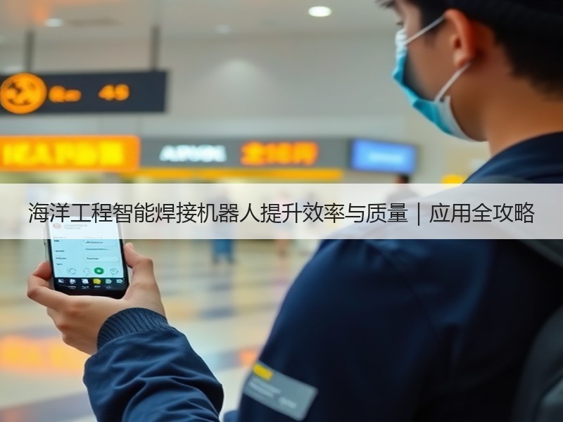 海洋工程智能焊接机器人提升效率与质量｜应用全攻略